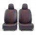 Чехлы на сиденья передние и задние в авто Verona-1505 BK/RD