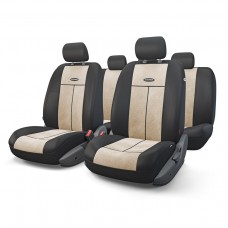 Чехлы на сиденья передние и задние в авто Autoprofi TT BK/L.BE V