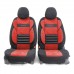 Комплект чехлов на передние сиденья Comfort Combo, велюр, CMB-0405 BK/RD