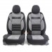 Комплект чехлов на передние сиденья Comfort Combo, велюр, CMB-0405 BK/GY 