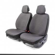 Накидки на передние сиденья Autoprofi "Car Performance", 2 шт., лен CUS-1052 GY/GY