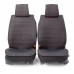 Накидки на передние сиденья Autoprofi "Car Performance", 2 шт., лен CUS-2022 BK/RD