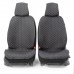 Накидки на передние сиденья Autoprofi "Car Performance", 2 шт., лен CUS-1032 BK