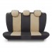 Чехлы на сиденья передние и задние Autoprofi LINEN LIN-1505 BK/BE