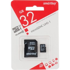 Карта памяти SmartBuy 32Gb microSDHC 10 class