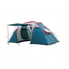 Палатка CampGear Sports MOON (Campack Tent) четырехместная 2 комнаты тамбур навес двухслойная