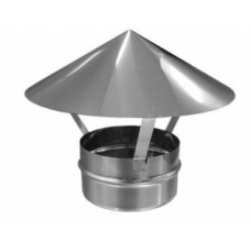Зонт-дымник под трубу, на дымоход, для пошехонки, для бытовок палаток шатров, от осадков, d-60/65mm, 85/90mm, 95/100mm