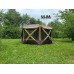 Шатер-палатка полуавтомат Lanyu-33 / 360х360х225 / автомат / беседка / с полом
