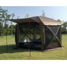 Шатер-палатка полуавтомат Lanyu-33 / 300х300х220 / автомат / беседка / с полом