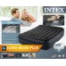 Надувная кровать INTEX 64124 / 152х203х42см / со встроенным насосом / с подголовником / с чехлом / матрас