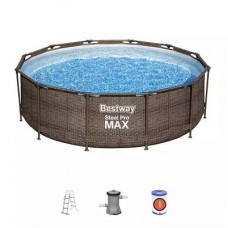 Каркасный бассейн Bestway 56709, 366х100см, Ротанг