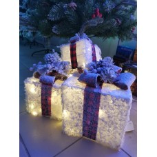 Новогодние подарки светодиодные фигуры с гирляндой Новогодние подарки светодиодные фигуры с гирляндой