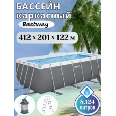 Бассейн каркасный Bestway Power Steel, 56457, 412х201х122см, 56457