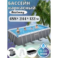 Каркасный прямоугольный бассейн Bestway 56670 BW