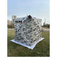 Палатка КУБ утепленная Улов 1801 для зимней рыбалки 180Х180Х205 четырехместная